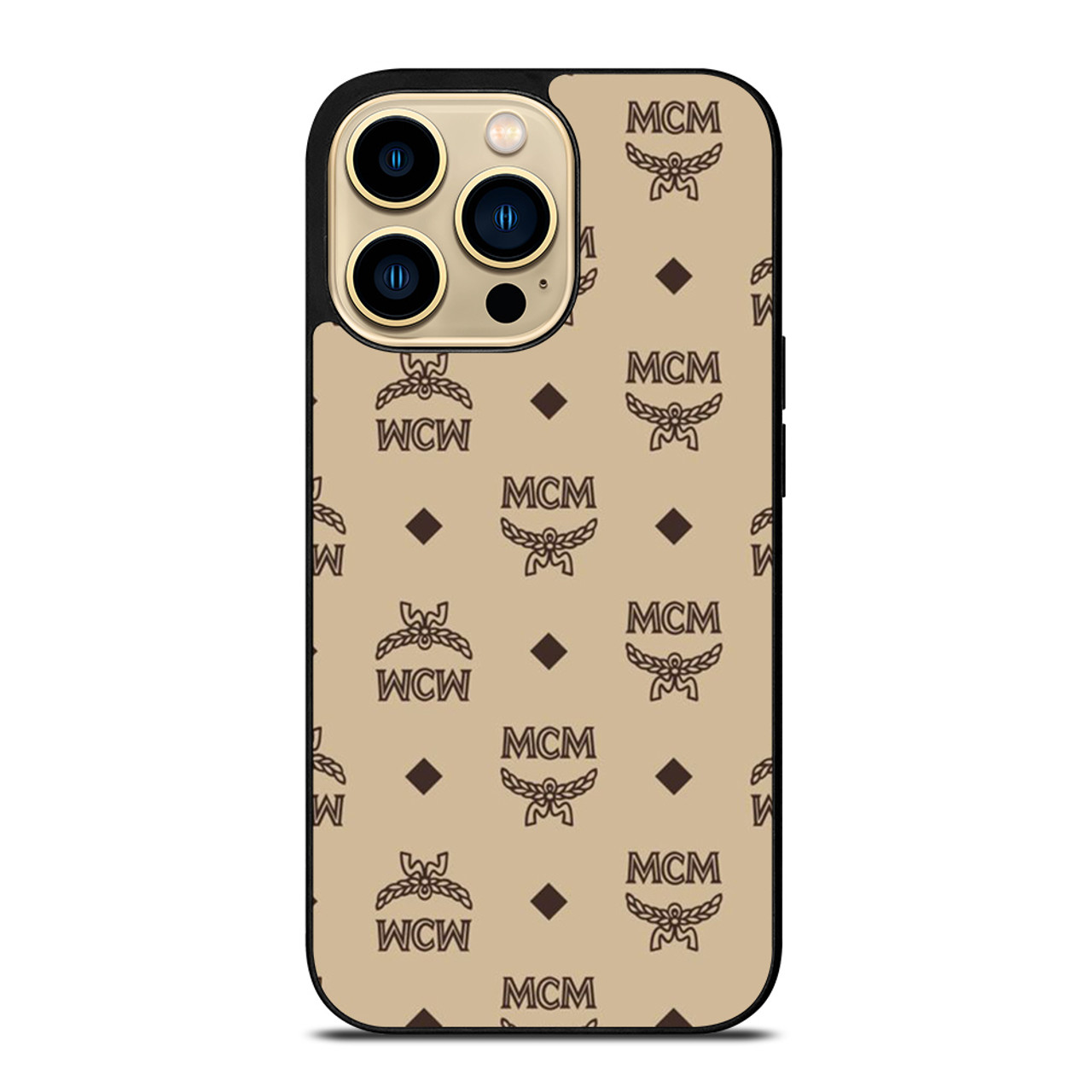 MCM WORLDWIDE PATTERN iPhone 14 Pro Max Case